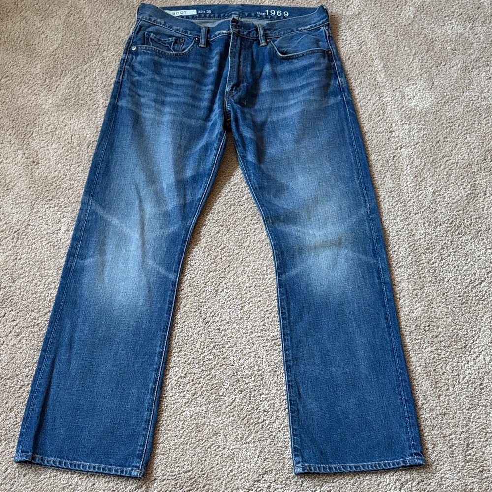 GAP Women's Boot Cut Jeans in Deep Blue